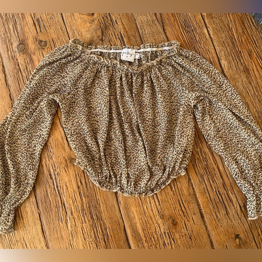 Princess Polly Size 4 Cheetah Print Silk